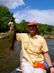 Large Smallie on the Lower Tuckasegee River