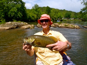 Big Smallie on a Tuckasegee River Float Trip 2011