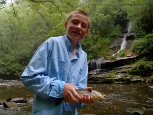 fly fishing in bryson city, nc