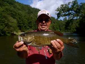 Guided Float Trip for Smallmouth Bass - Tuckasegee River Summer 2012