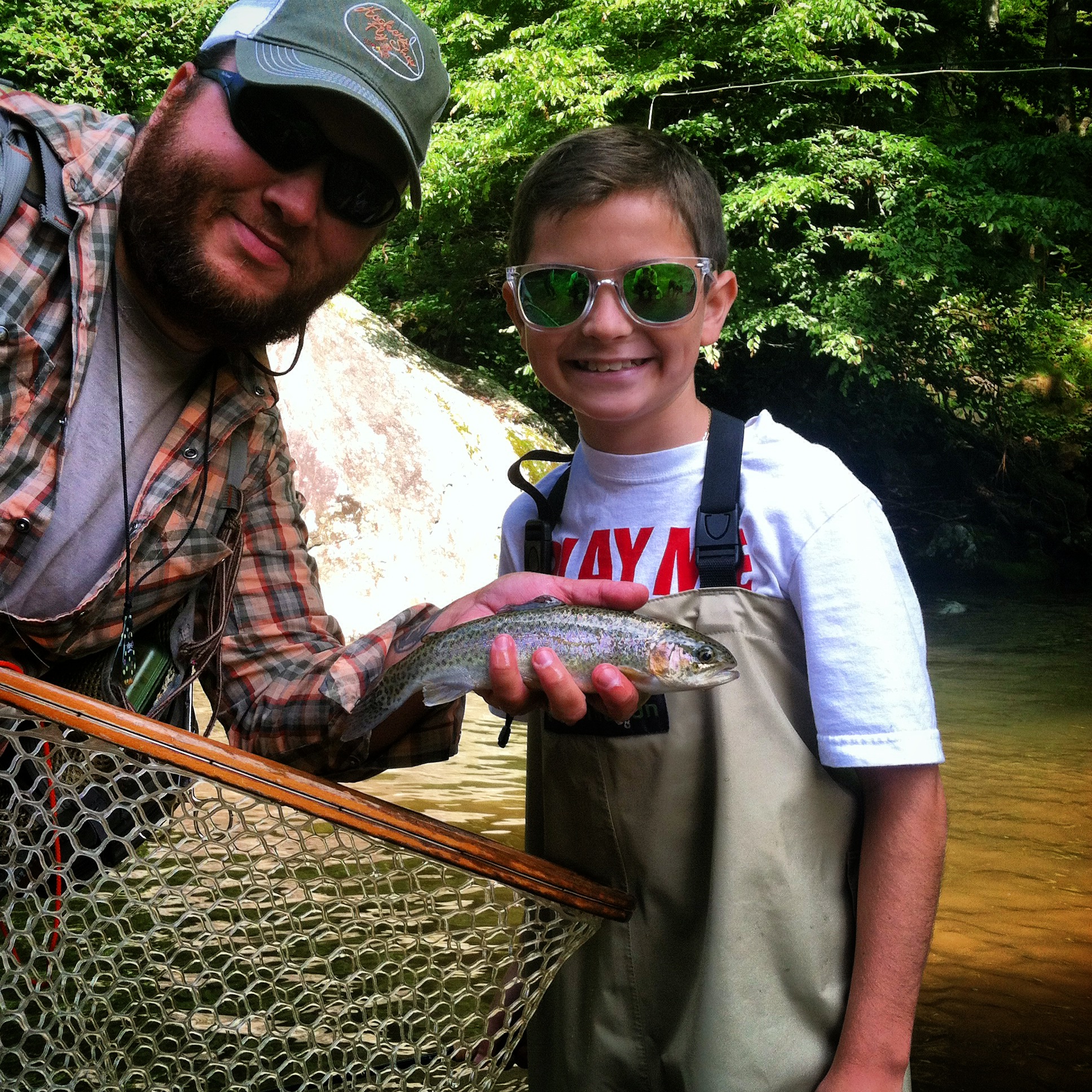 Fly Fishing trips for kids in North Carolina  Hookers Fly Shop and Guide  Service. Your Smokies Fly Fishing Experience.