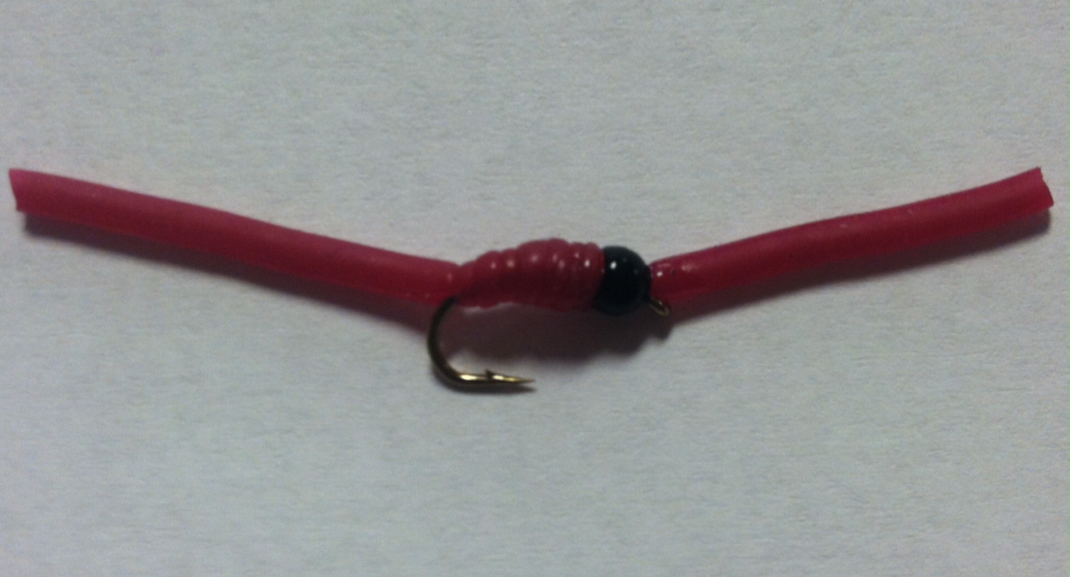 Bead Head Squirmy Bloodworm Red